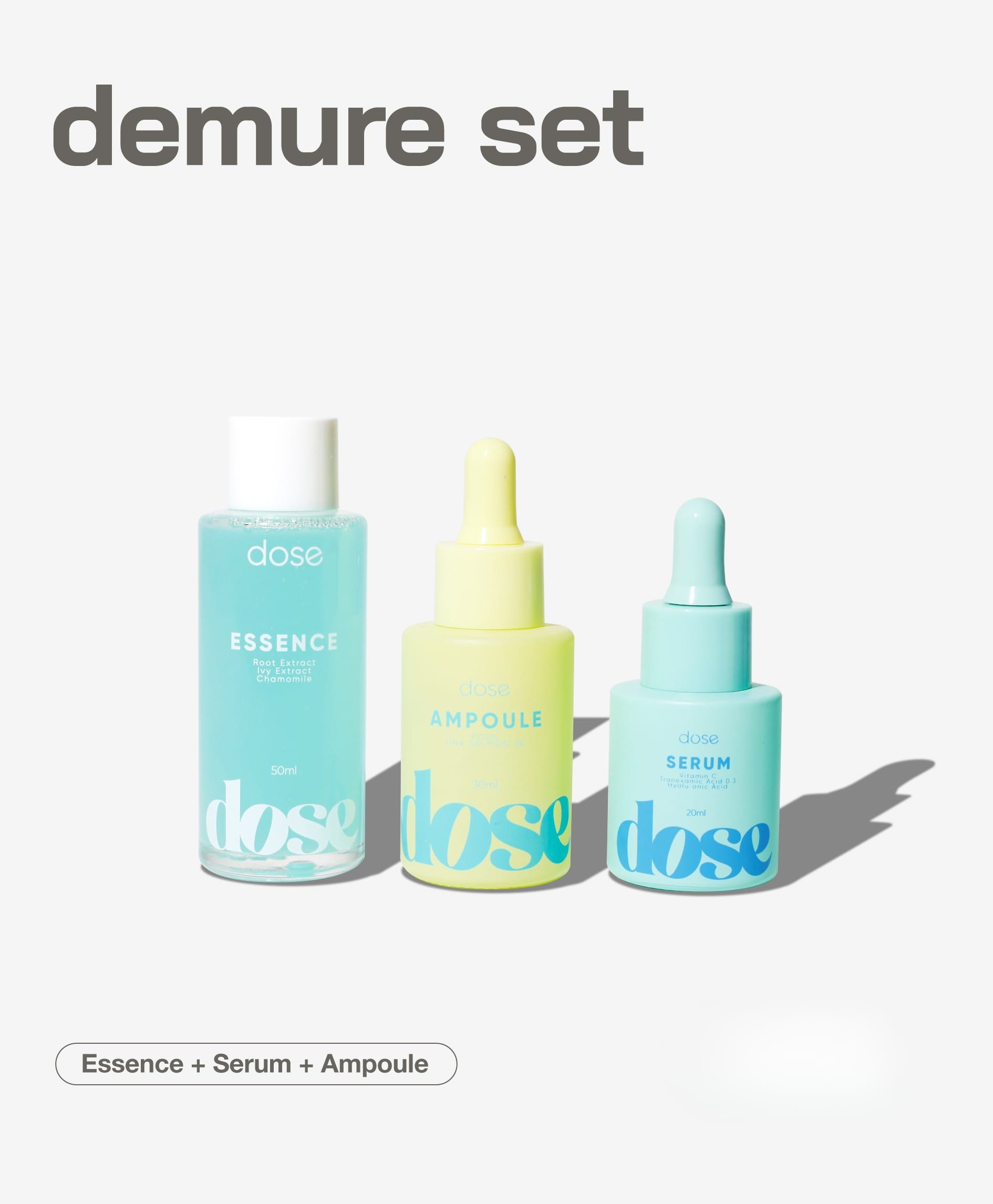 DEMURE SETS