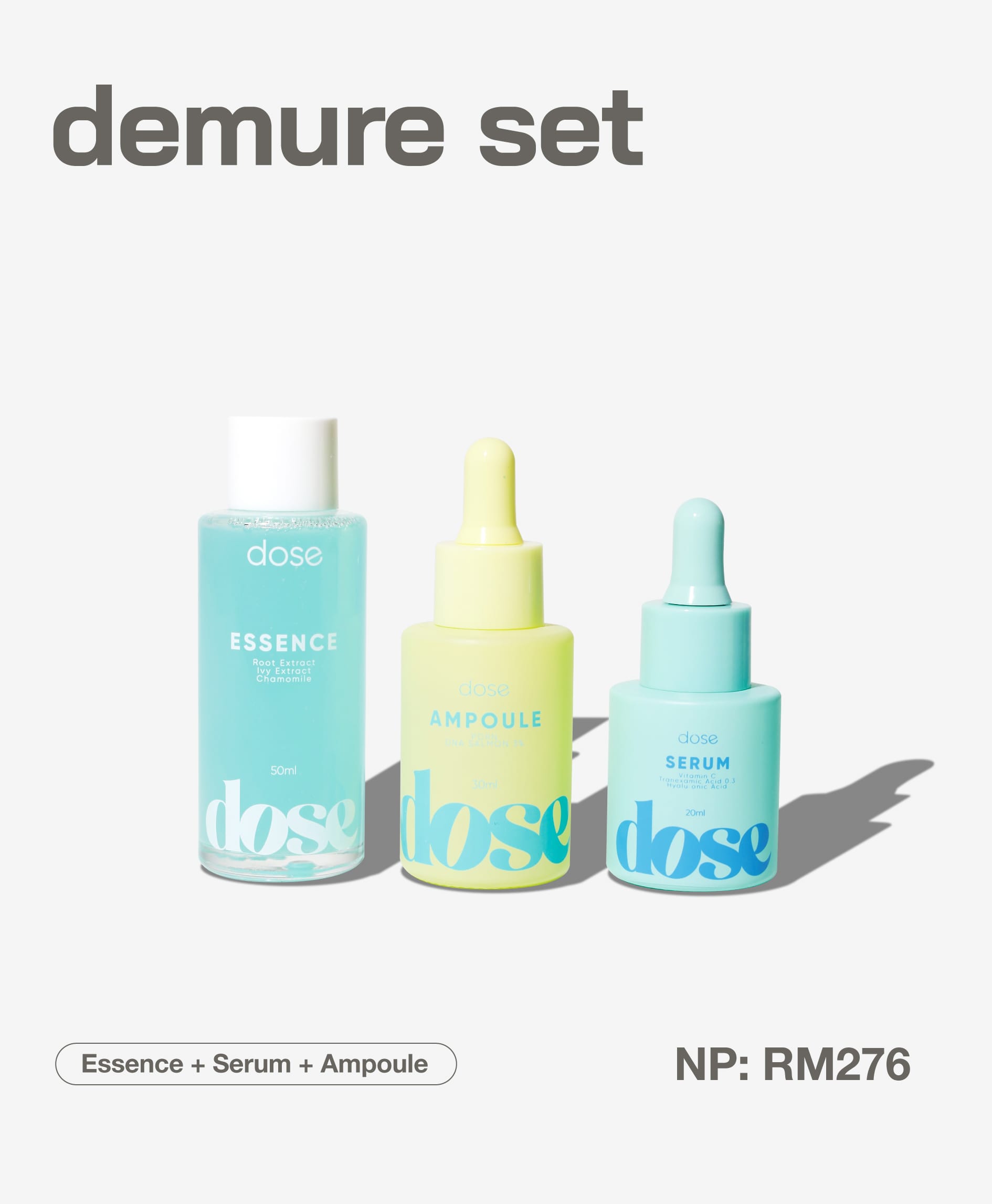 DEMURE SETS